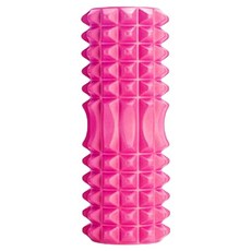 三次方 瑜珈滾筒 月牙款, 1個, 粉色