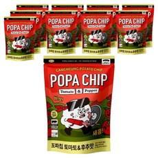 POPA CHIP Pofa 番茄&胡椒口味, 45g, 10個
