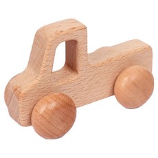 Funild 兒童用原木汽車玩具 E款, 淺木色, 1個