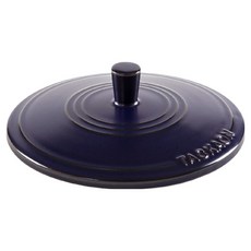 탁가온 뚝배기 뚜껑 네이비 M, 1개, 15cm