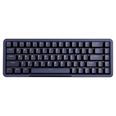 MONSTARGEAR 迷你鋁製磁軸快速觸發巨集有線鍵盤, 深灰色, Sting68, 製造商軸