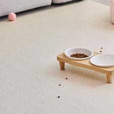 울리 반려동물 미끄럼방지 러그매트, 린넨 베이지, 1개