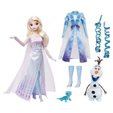 迪士尼商店 冰雪奇緣 艾莎故事書娃娃組, 1套