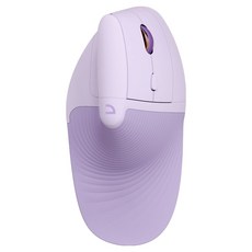 앱코 인체공학 WIRELESS FREE 버티컬 무선 마우스, Purple
