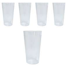리빙메이트 국산 PC 안깨지는 물컵 340ml, 투명, 5개