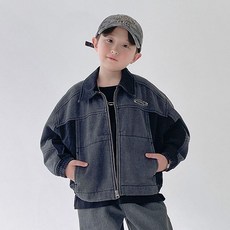 BerryCloset 兒童歐風星星丹寧夾克