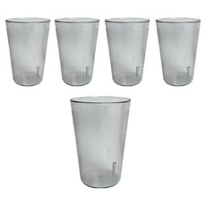 리빙메이트 국산 PC 안깨지는 물컵 230ml, 스모그, 5개