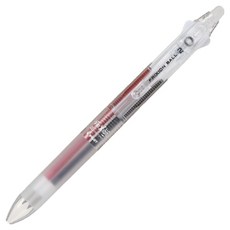 파이롯트 프릭션 볼 2 볼펜 0.38mm, 투명, 1개
