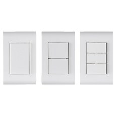 nano 電氣 Odyssey SIMPLE 1開關 白色 + 2開關 白色 + 3開關 白色 套組, 1套
