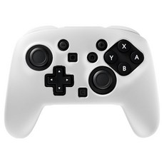 techline Nintendo Switch 2 Pro Con 2保護殼Pro控制器2防滑矽膠保護殼, 1個, 白色, NS2-2507-SC2