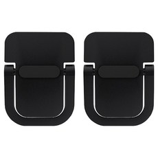 라이퓨 노트북 높이 조절 다리 노트북 다리 알루미늄 Laptop 거치대 랩탑다리, 블랙, 2개