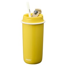 모슈 라떼 스트로우 텀블러, 옐로우, 700ml, 1개