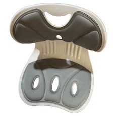 아늑공간 허리 보호 자세교정의자, 그레이