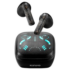 Kinyo 炫光電競無線藍牙耳機, 黑色, BTE-3909