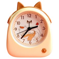 KODACHIEF 領先桌鐘 11 x 4 x 14 cm, 黃色 貓咪