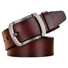 本革職人 男仕專屬潮流個性弧型扣頭針扣式真皮皮帶