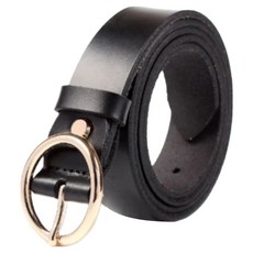 本革職人 女款 真皮時尚O型針扣式皮帶