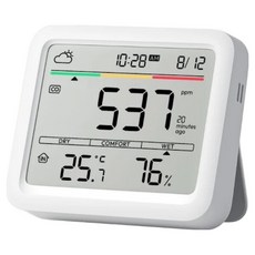 SwitchBot Meter Pro 溫溼度感測器 含CO2感測, 1個, 白色