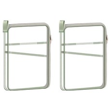 TODAY LIVING A4 拉鍊網格文件盒 附提把文件袋 掛環式 R98389A, 2個, 卡其色