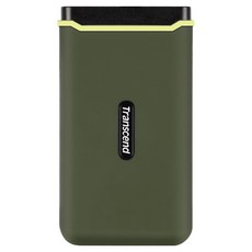 Transcend 創見 防震外接固態硬碟 ESD380C, 軍綠色, 1TB