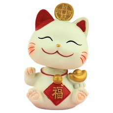 KODACHIEF 質樸日式貓咪裝飾品 9071, 搖頭招財貓(福)