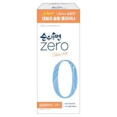 순수한면 제로 슬림 팬티라이너, 1개, 69개입, 롱