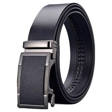 本革職人 男仕簡約經典時尚系列自動扣真皮皮帶 金屬磨砂款