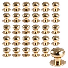 가죽공예 소품제작 솔트레지 6mm 30p, 골드, 1개