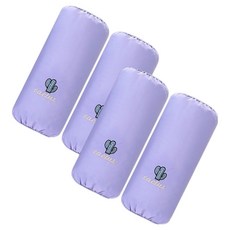 EUMES 成人插畫刺繡防水工作袖套 4入, 仙人掌