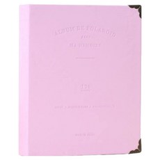 Eumes 拍立得小卡收納相簿, 軟粉色, 120張