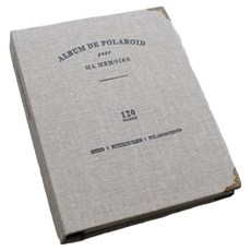 Eumes 拍立得小卡收納相簿, 亞麻米色, 120張