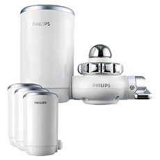PHILIPS 飛利浦 ON TAP5 重超濾龍頭式淨水器4件組 淨水器 + 濾芯 3個, WP3812 + WP3922