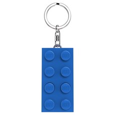 레고 미니피겨 키체인 라이트 2x4 브릭 KE234HB, 파랑 외, 1개