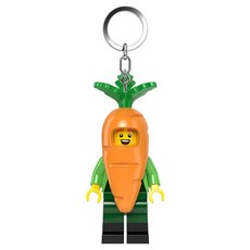 LEGO 樂高人偶鑰匙圈燈 胡蘿蔔裝人偶 KE239H, 橘色, 1個