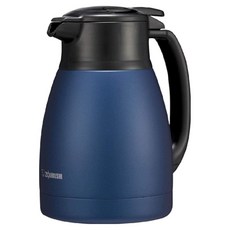 ZOJIRUSHI 象印 桌上型不鏽鋼保溫瓶, 海軍藍, 1L, 1個