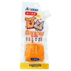 A star 簡單餵食營養爽口起司條膏 犬貓適用, 1個, 起司, 100g