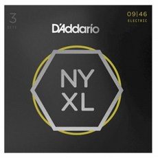 D'Addario 電吉他弦 433224, 1個, 單一顏色, NYXL0946-3P