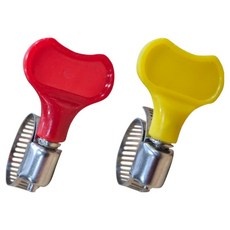 월드크린 나비 호스 고정 밴드 랜덤발송, 2개