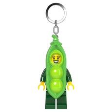 LEGO 迷你公仔鑰匙圈燈 豌豆裝女孩 KE241H, GREEN, 1個