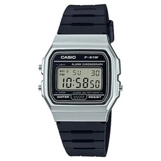 CASIO 卡西歐 經典方形數位電子錶 F-91WM-7ADF