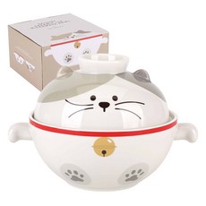 Dailylike 胖胖陶瓷附蓋微波爐保鮮盒 650ml, 1個, 混合色