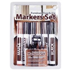 동아피엠에스 나무가구 스크래치 제거 마카펜, 1개, 6색