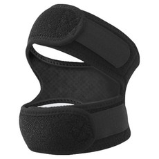 逍遙商會 半月板貼合雙重護膝 雙線黑色, 1個