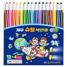 지구화학 슈퍼 색연필, 16색, 1개