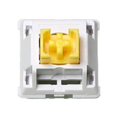 無聲段落鵝卵石機械式鍵盤軸 熱插拔替換 潤滑軸體 80入, 水果芒果, 段落軸, 製造商軸