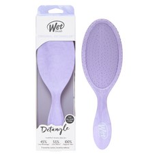 Wet brush 速乾去結氣墊經典梳, 1個, 光映紫