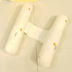 코코마벨 프리미엄 순면 100수 캐릭터 자수 맘편한 뒤집기 방지쿠션 겸 바디필로우 2p + 이음선 세트, 04 초코랑이 호랑이