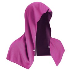 GoodGood Shop 涼感連帽毛巾, 1個, 粉紅色