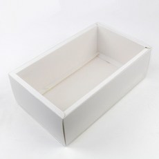 아이엔피 투명 슬리브 기프트상자 24호 24.5 x 14 x 8.5 cm, 화이트, 3개