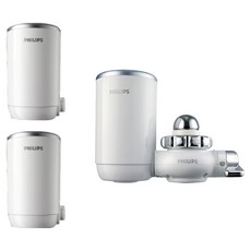 PHILIPS 飛利浦 5重超濾龍頭式淨水器 + 濾芯 WP3922 2個, WP3812